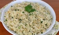 Garlic coriander rice recipe
